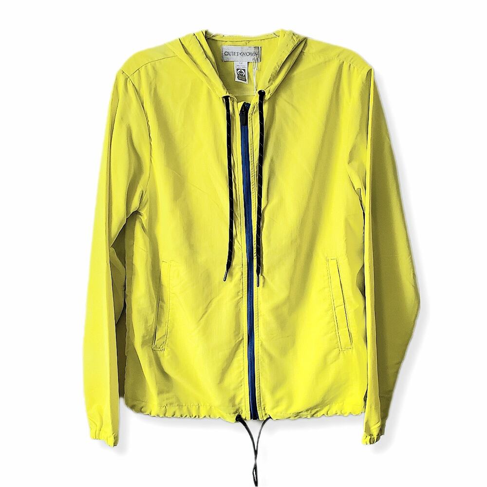 OuterKnown Evolution Zip Hood Jacket Yellow S Win… - image 1